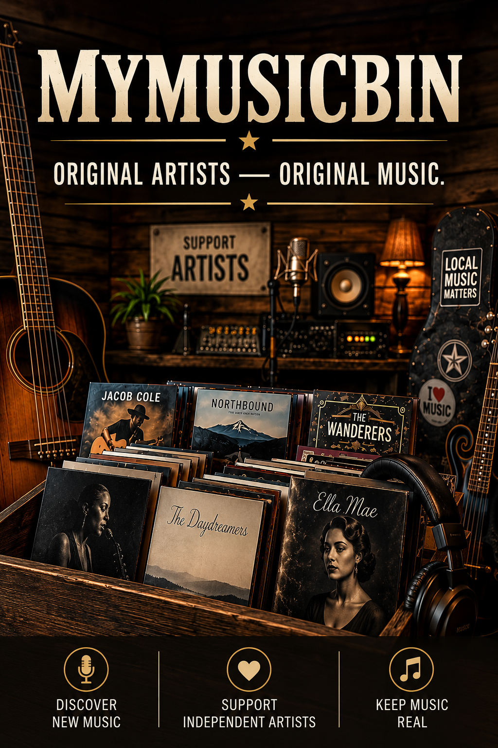 MyMusicBin — Original Artists — Original Music
